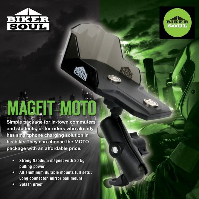 MAGFIT MOTO Strong Magnetic Phone Holder by BIKERSOUL Korea