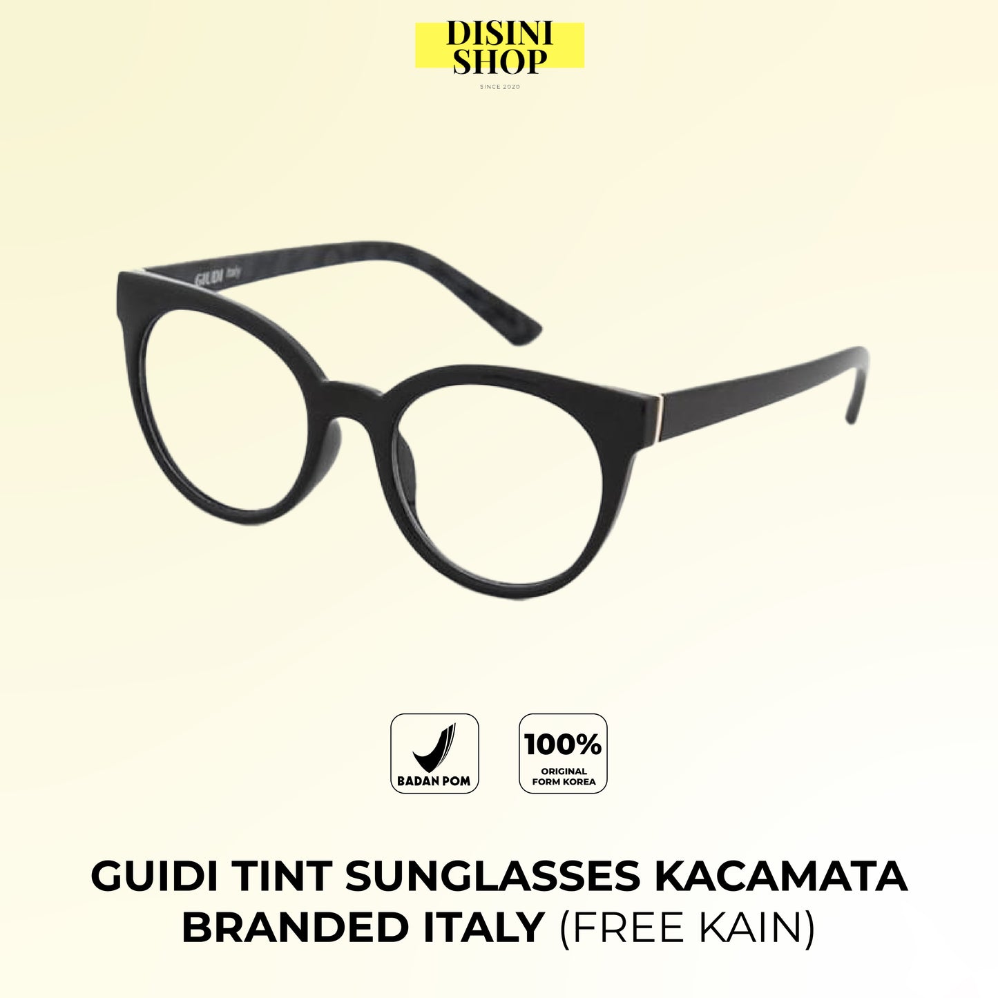 GIUDI Tint Sunglasses - Kacamata Branded Italy - FREE Kain - Tint