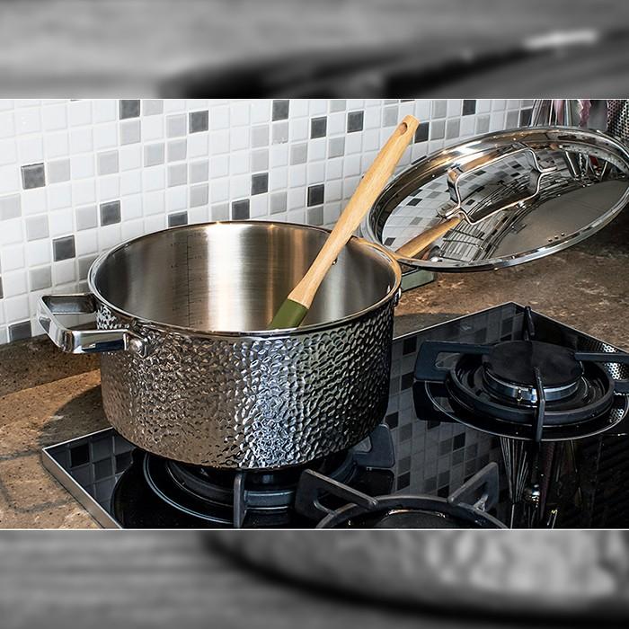 BELLA CUISINE 5ply Casserole With Lid - Panci dengan Tutup - 16cm