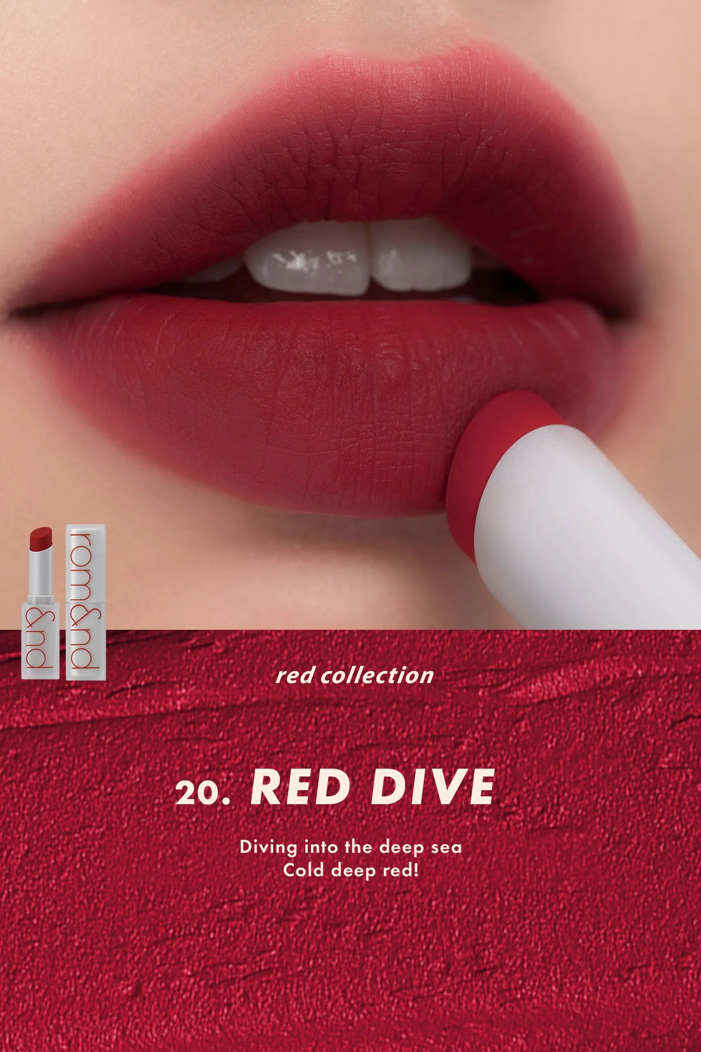 ROMAND Zero Matte Lipstick (20 Colors)