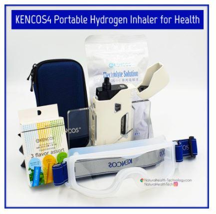 KENCOS4 Portable Hidrogen Inhaler Goggle Complete Set - Hitam
