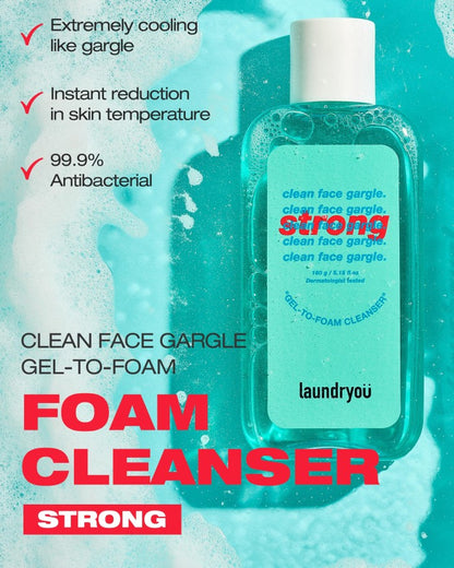 BVMT.CO.,LTD LAUNDRYOU Gel Face Gargle Gel to Foam Cleanser Strong