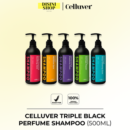 CELLUVER Triple Black Perfume Shampoo (500ml)