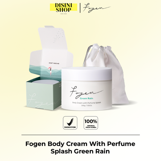 FOGEN Body Cream with Perfume Splash Green Rain (200ml)