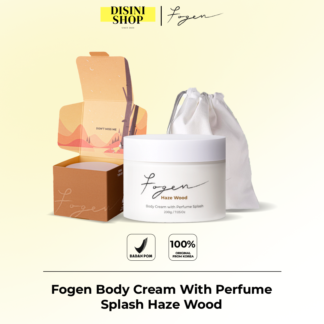 FOGEN Body Cream with Perfume Splash Hazewood (200ml)