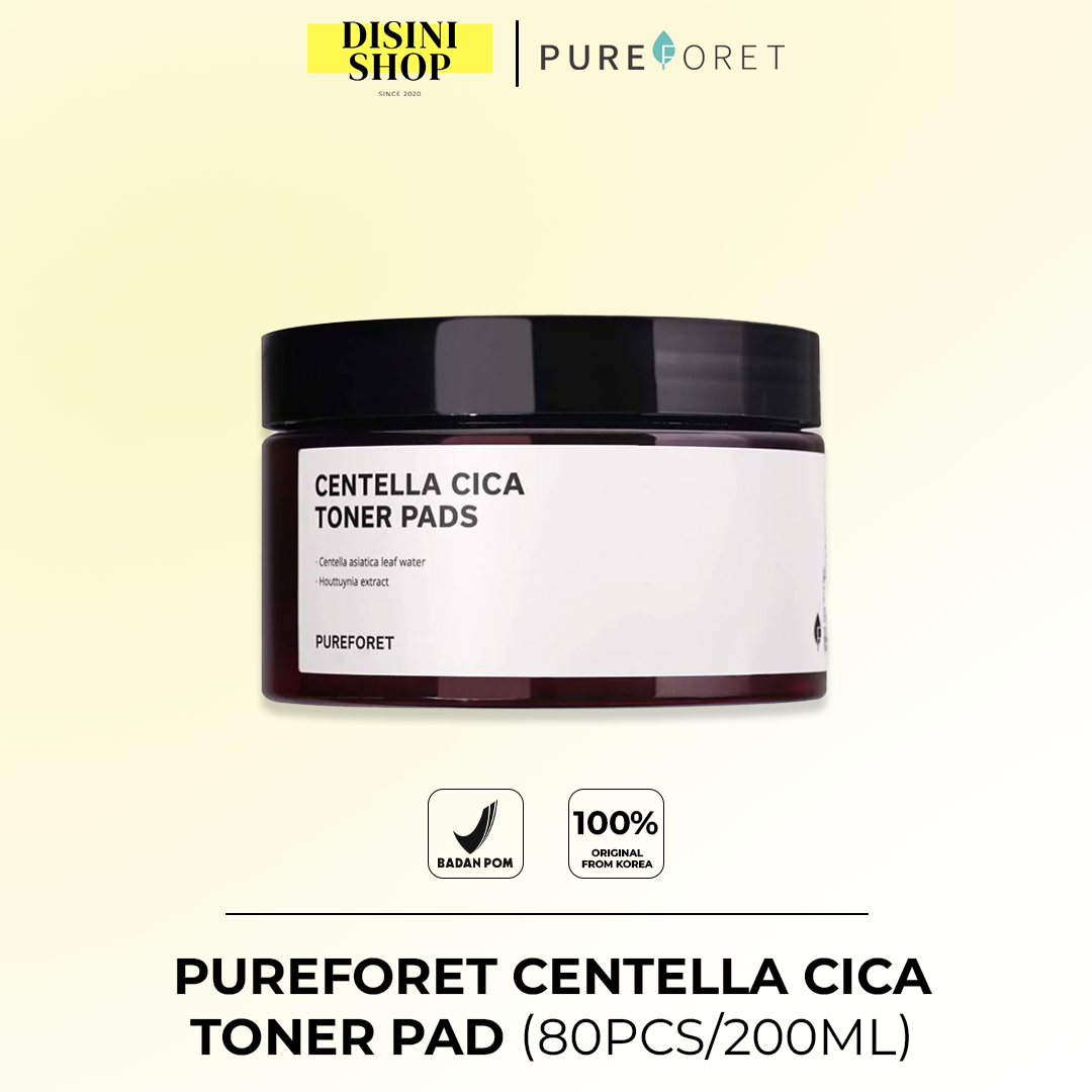 PUREFORET Centella Cica Toner Pad (80pcs/200ml)