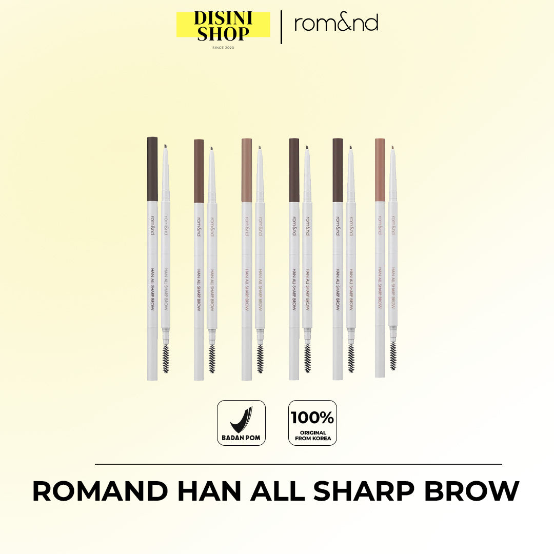 ROMAND Han All Sharp Eye Brows (6 Colors)