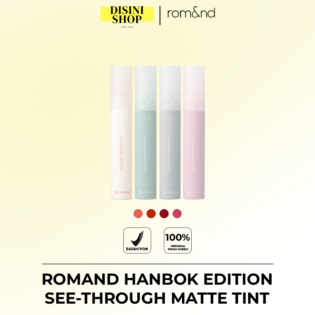 ROMAND Hanbok Edition See-Through Matte Tint (4 Colors)