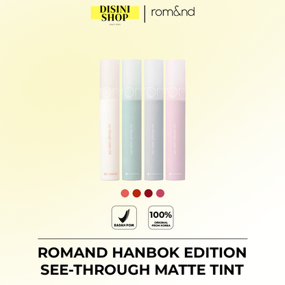 ROMAND Hanbok Edition See-Through Matte Tint (4 Colors)