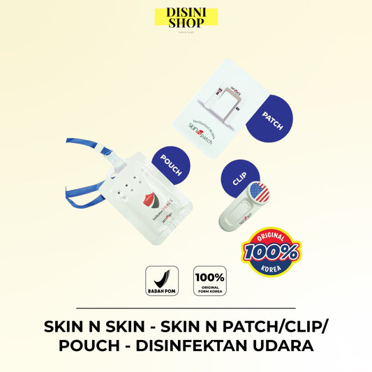 SKIN N SKIN Skin n Patch/Clip/Pouch - Disinfektan udara - SKIN N PATCH