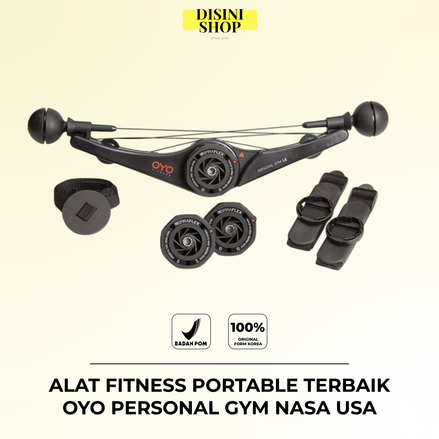 OYO Personal Gym Alat Fitness Portable Terbaik NASA USA