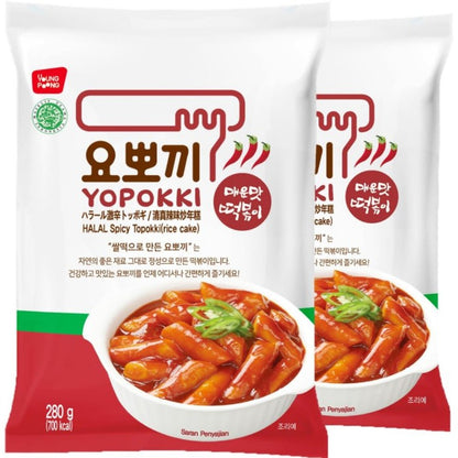 YOUNG POONG CO.,LTD. YOPOKKI Halal Spicy Topokki