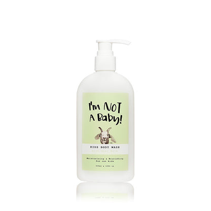 GENIE THE BOTTLE INC. I'M NOT A BABY Kids Body Wash with Goat Milk