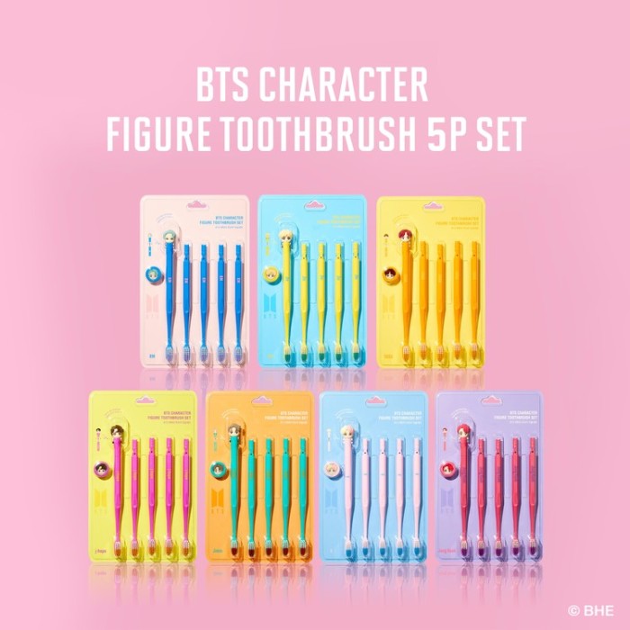 SANGSANG TinyTan Character Figure Toothbrush Set