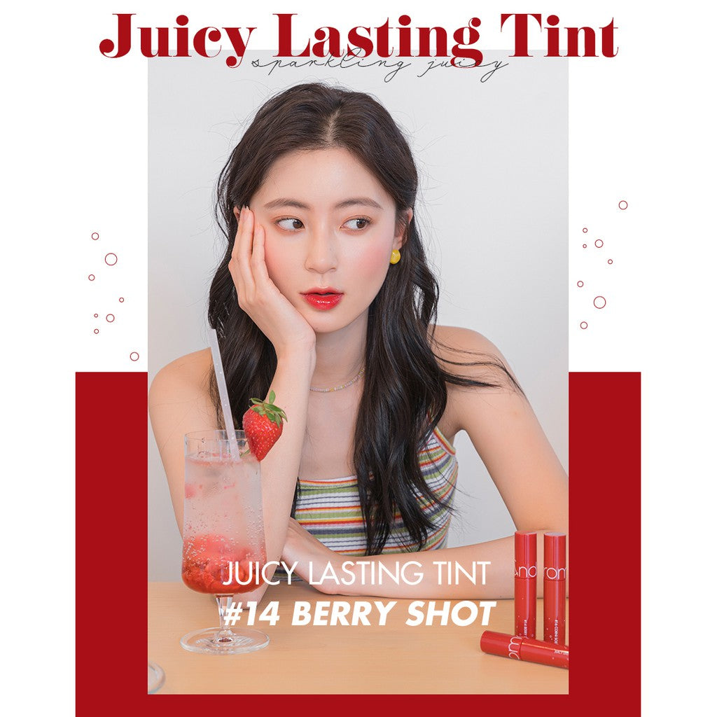 ROMAND Juicy Lasting Tint Sparkling Juicy (4 Colors)