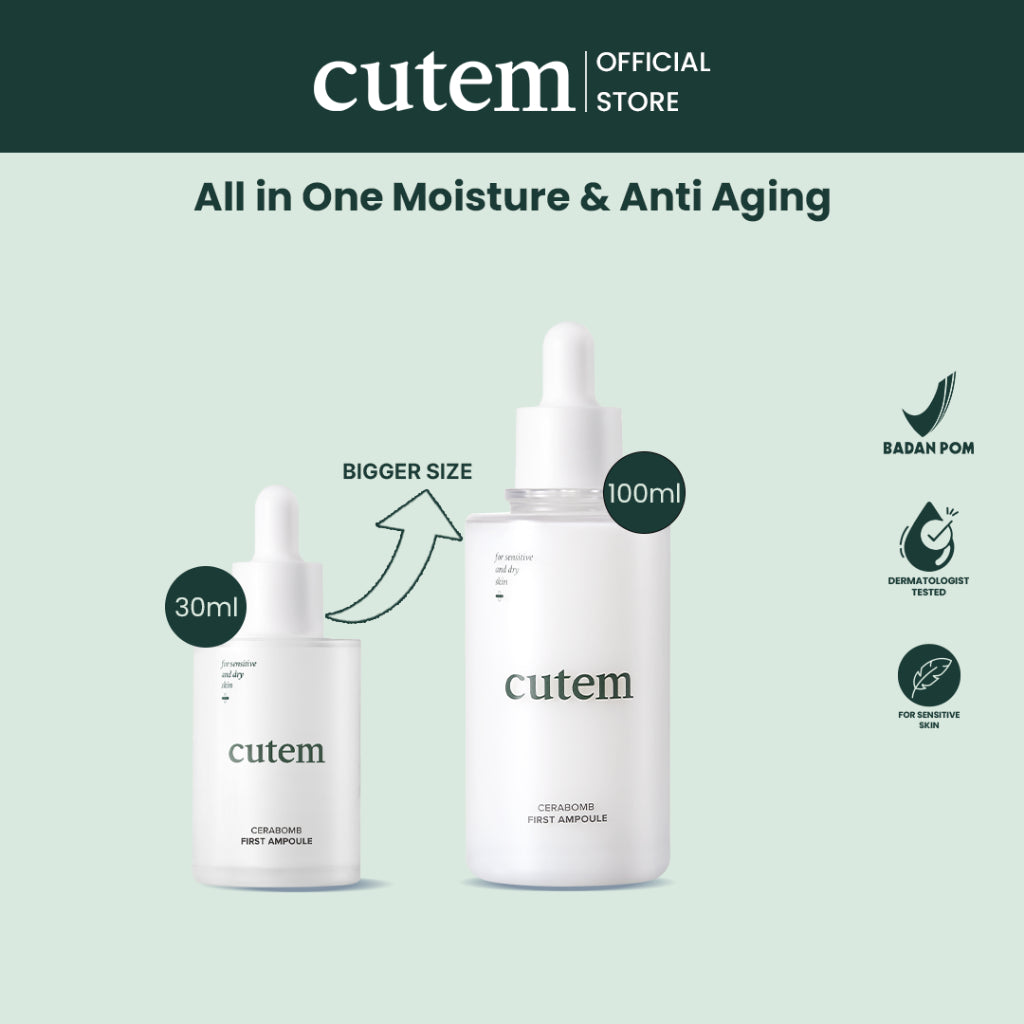 CUTEM Soothing Care (Purifying Skin Toner + Purifying Cream)