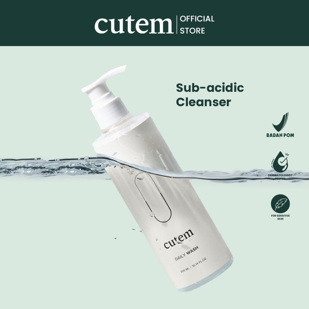 CUTEM Gentle Skin Package (Purifying Foam Cleanser + Mild Zinc Sun Cream)