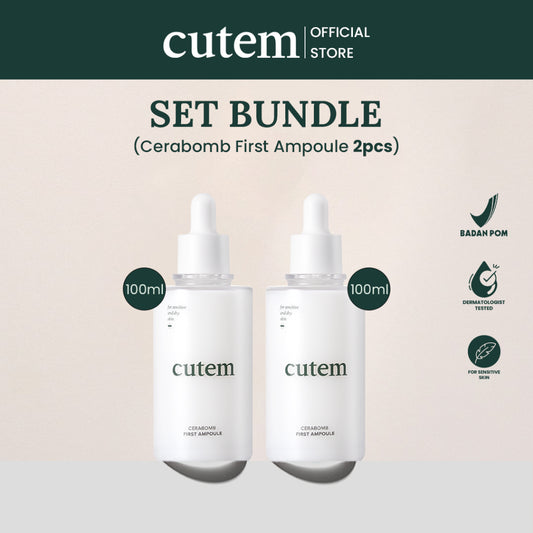 CUTEM Set BUNDLE Cerabomb First Ampoule 2PCS