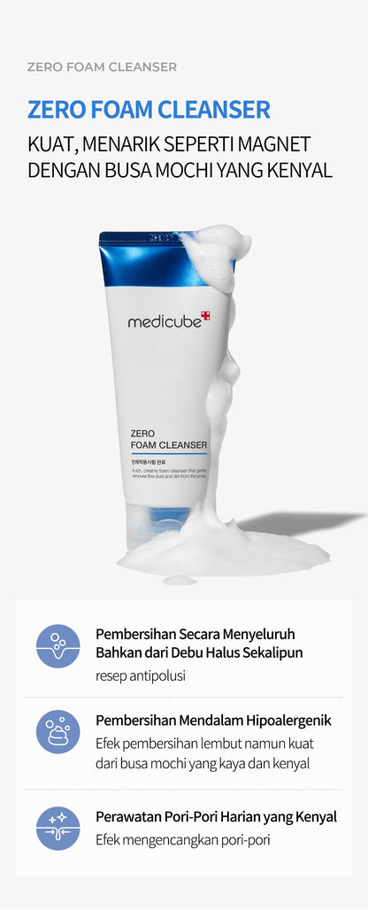 MEDICUBE Zero Foam Cleanser (120ml)