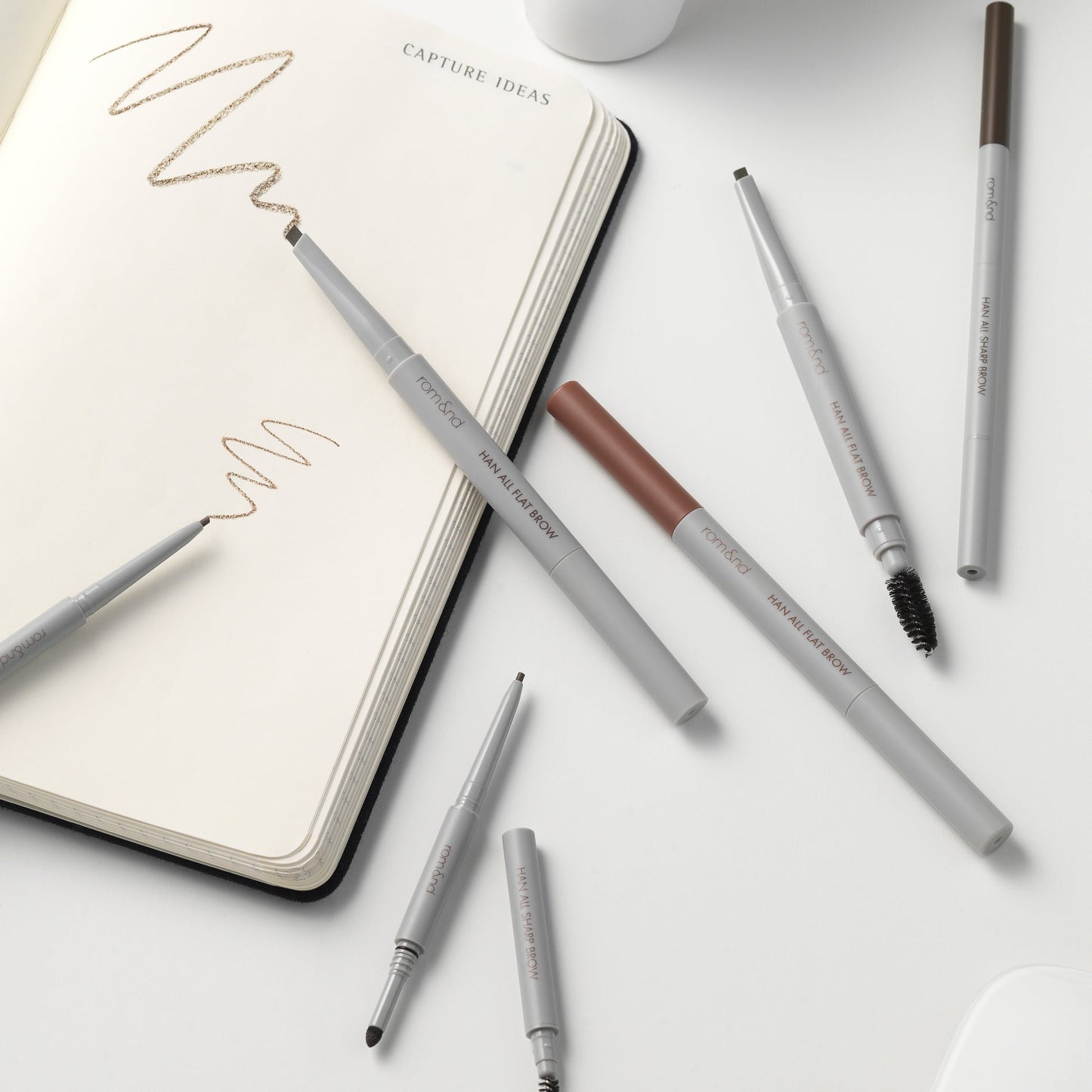 ROMAND Han All Flat Eyebrow (6 Colors)