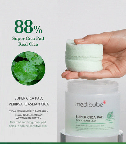 MEDICUBE Super Cica Toner Pad Isi 70Pads (150ml)