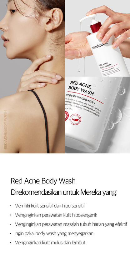MEDICUBE Red Acne Body Wash (400ml)