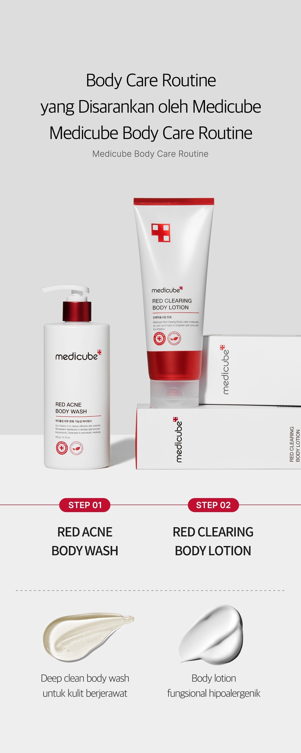MEDICUBE Red Acne Body Wash (400ml)