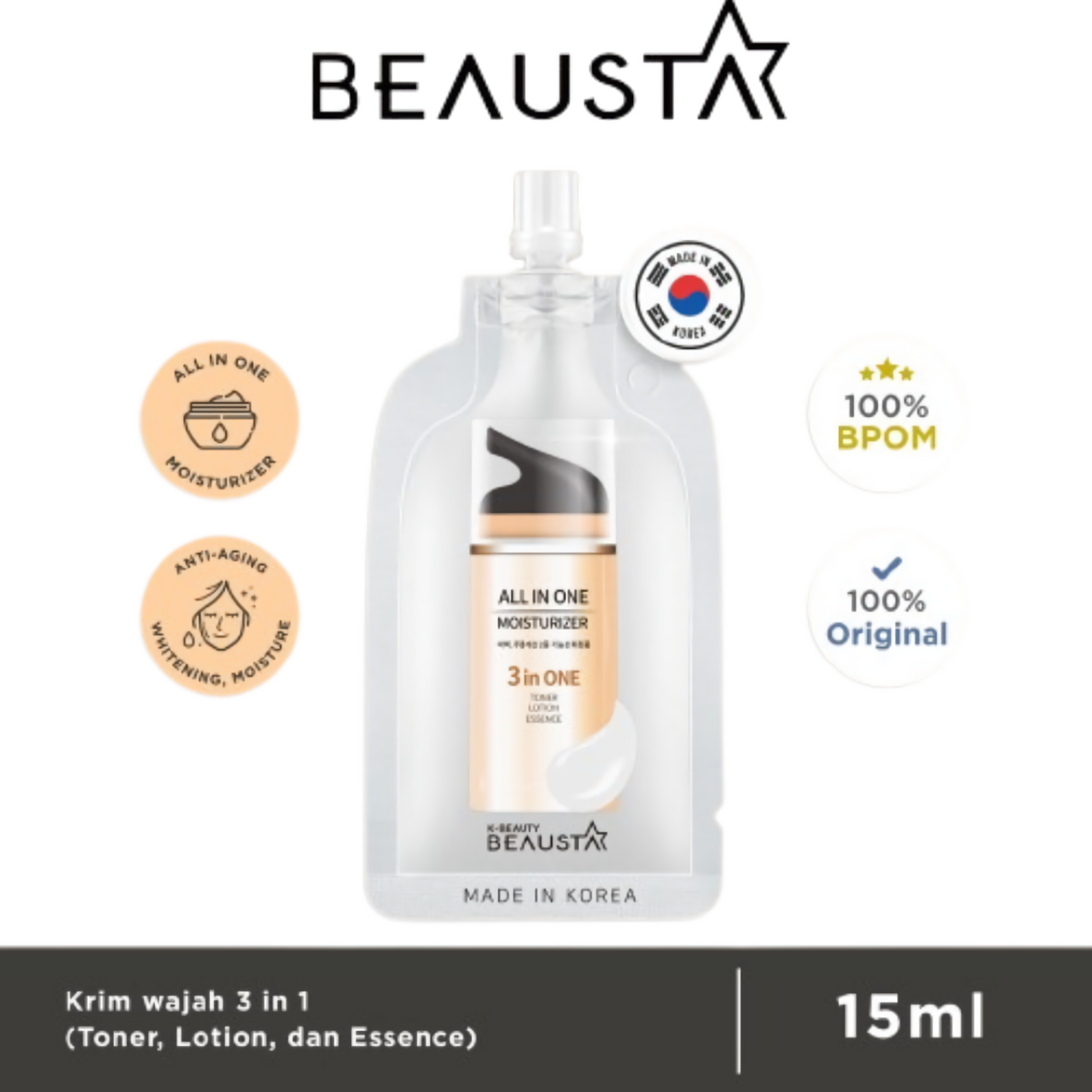 BEAUSTA Cream All Variant (15ml)