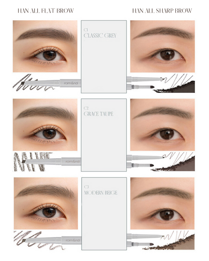 ROMAND Han All Flat Eyebrow (6 Colors)