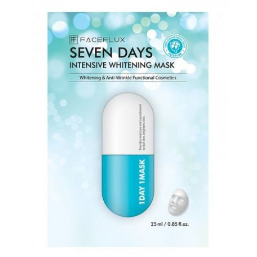 [Stok Baru] New Faceflux - Seven Days Intensive Whitening Mask (1 SHEET) - LVS SHOP