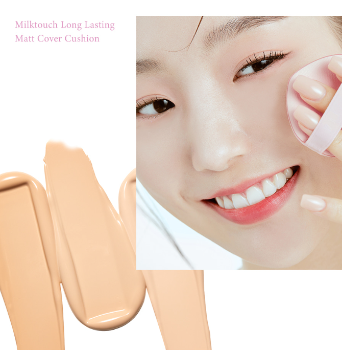 MILK TOUCH Long Lasting Matt Cover Cushion (3 Colors)